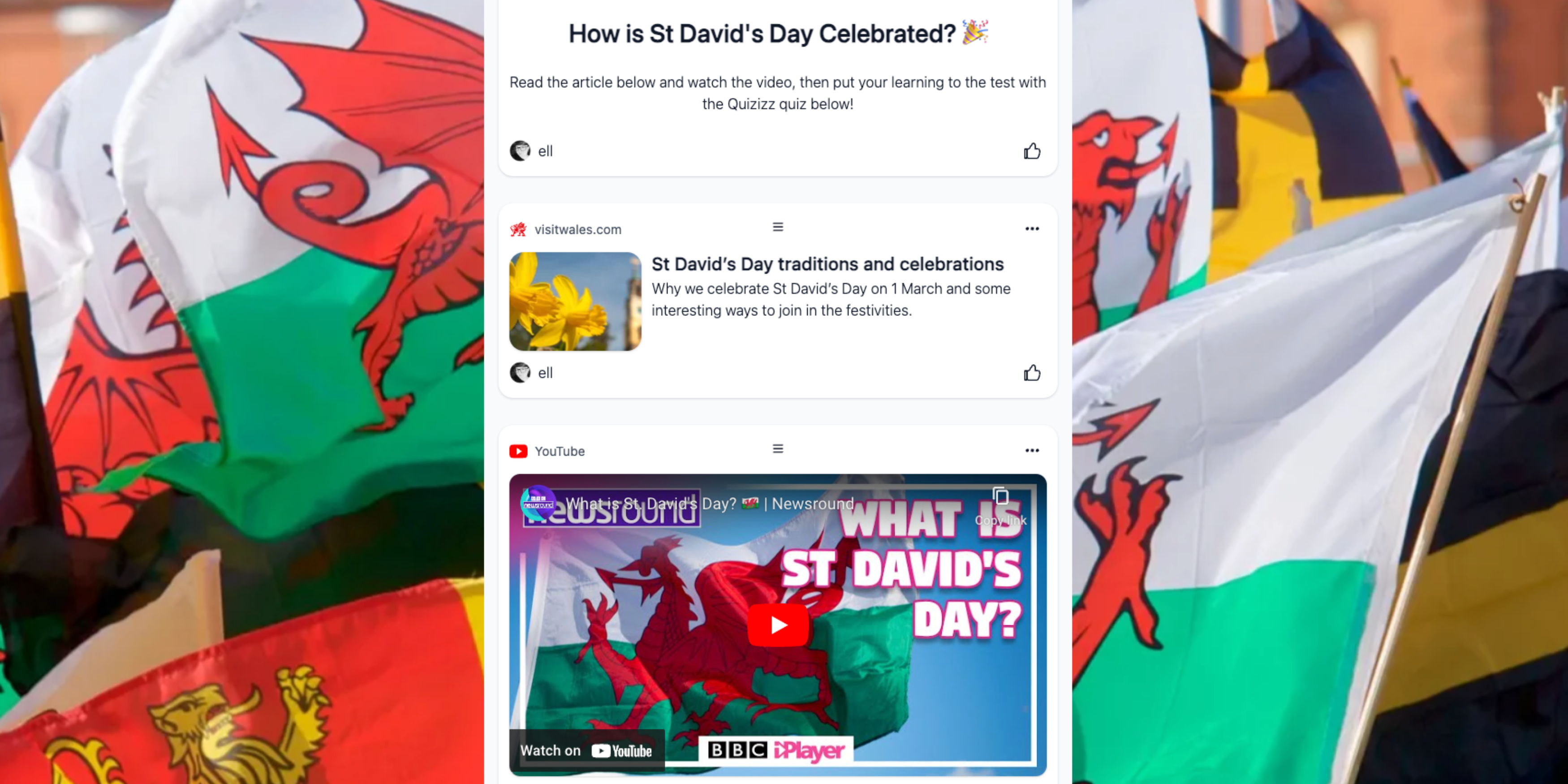 St davids day